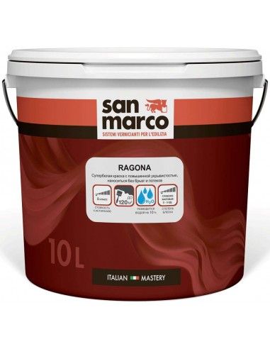San Marco Ragona 4л глубоко-матовая супербелая краска для стен и потолка