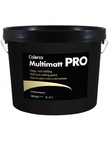 Colorex Multimatt Pro матовая грунт-краска для стен и потолка 2,7л
