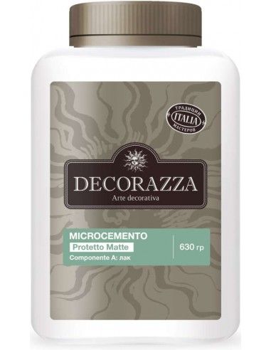 Decorazza Microcemento Protetto Matte полиуретановый лак 830гр