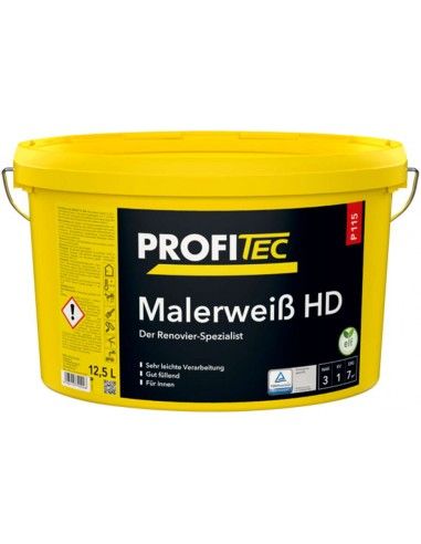 PROFI Tec Malerweiss HD 5л краска для стен и потолка