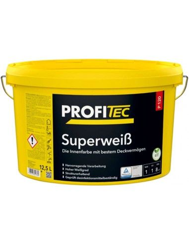 PROFI Tec Superweiss 12,5л краска для стен и потолка