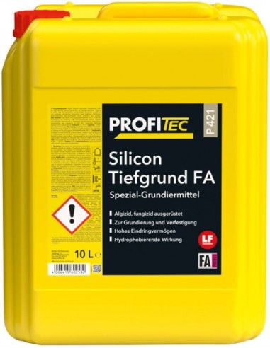 PROFI Tec Silicon Tiefgrund FA 10л грунт с фунгицидно-альгицидным комплексом