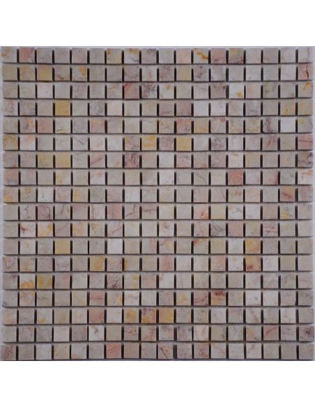 Rose Cream Marble 15-8P каменная мозаика "Философия Мозаики"