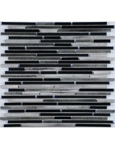 Stripes Avatar мозаика из стекла и алюминия "Философия Мозаики"