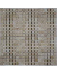 Crema Marfil 15-4P каменная мозаика "Философия Мозаики"