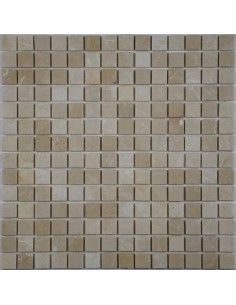 Crema Marfil 20-4P каменная мозаика "Философия Мозаики"