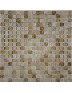 Mix Cream 15-4P каменная мозаика (Турция) "Философия Мозаики"