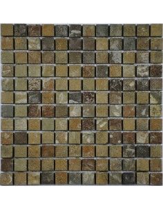 Slate Khaki 23 мозаика из сланца "Философия Мозаики"