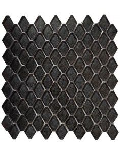 Карамель / Ледо Diamanti nero 24x42x6 мм мозаика стеклянная