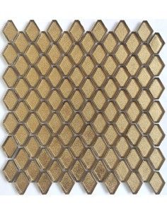 Карамель / Ледо Diamanti d'oro 24x42x6 мм мозаика стеклянная