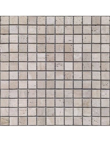 Карамель / Ледо Travertino Beige MAT 23x23x7 мм мозаика из травертина