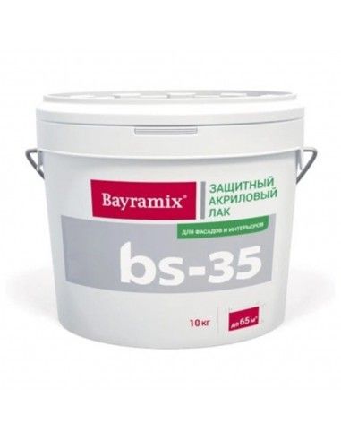 Bayramix Лак BS-35 для фасада Прозрачный, 2.5 кг