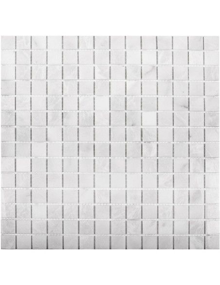 Starmosaic Wild Stone WHITE POLISHED 20x20 мм каменная мозаика