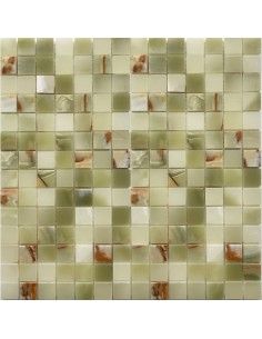 Starmosaic Wild Stone GREEN ONYX 20x20 мм мозаика из оникса
