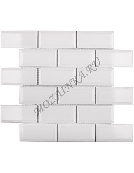 Homework Metro White Glossy 45х95 мм мозаика керамическая Starmosaic