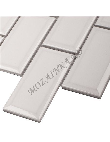 Homework Metro White Glossy 45х95 мм мозаика керамическая