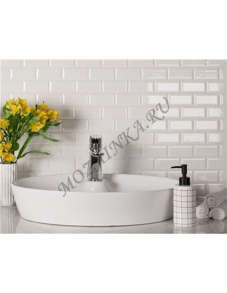 Homework Metro White Glossy 45х95 мм мозаика керамическая