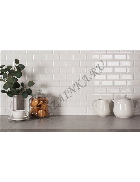 Homework Metro White Glossy 45х95 мм мозаика керамическая