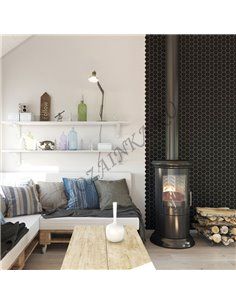 Homework Hexagon Small Black Matt мозаика керамическая Starmosaic 2