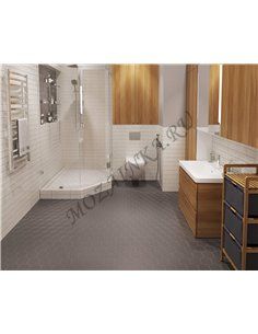 Homework Hexagon Big Grey Matt мозаика керамическая Starmosaic 2