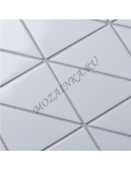 Homework Triangolo White Zip Glossy мозаика керамическая