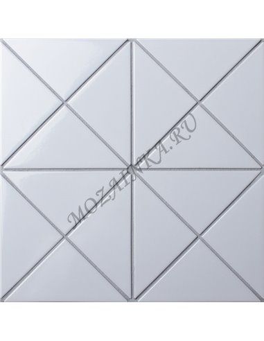 Homework Triangolo White Glossy мозаика керамическая Starmosaic