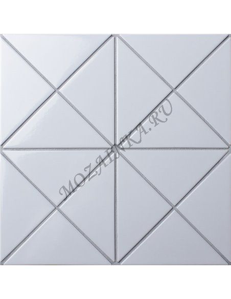 Homework Triangolo White Glossy мозаика керамическая Starmosaic