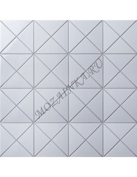 Homework Triangolo White Glossy мозаика керамическая