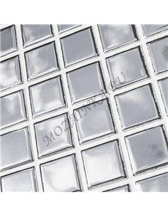 Homework Silver Glossy 23х23 мм мозаика керамическая Starmosaic 2
