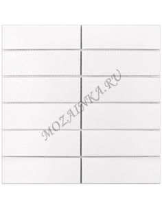 Homework Brick White Matt 47x147 мм мозаика керамическая Starmosaic