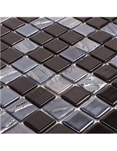 Astra BLACK мозаика стеклянная Vidrepur 2