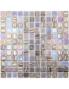 Fusion GREY мозаика стеклянная Vidrepur