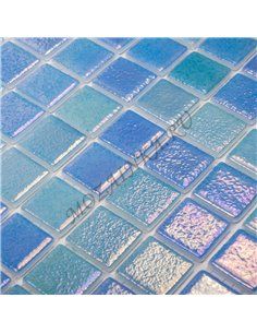 Shell MIX BLUE 551/552 мозаика стеклянная Vidrepur 2