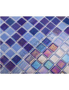 Shell MIX DEEP BLUE 552/555 мозаика стеклянная Vidrepur 2