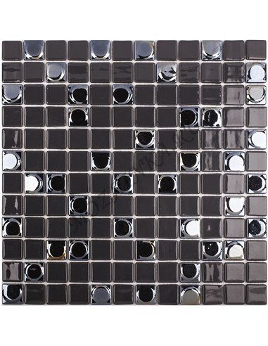 Aura 828 MIX BLACK мозаика стеклянная Vidrepur