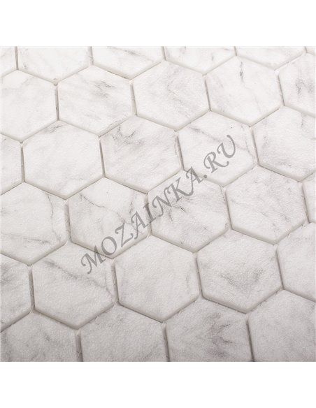 Hexagon MARBLES 4300 мозаика стеклянная
