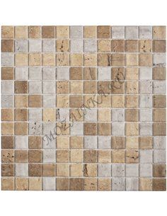 Stones MIX TRAVERTINO BLEND мозаика стеклянная Vidrepur