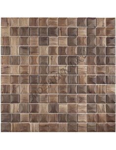 Wood EDNA DARK BLEND мозаика стеклянная Vidrepur