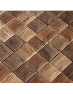 Wood EDNA DARK BLEND мозаика стеклянная Vidrepur 2