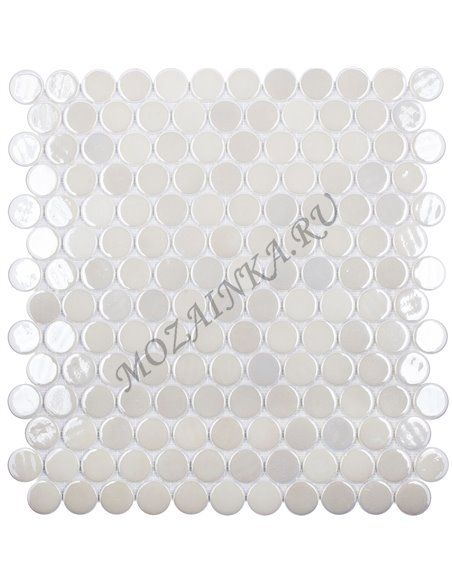 Circle 6000 White BR мозаика стеклянная Vidrepur