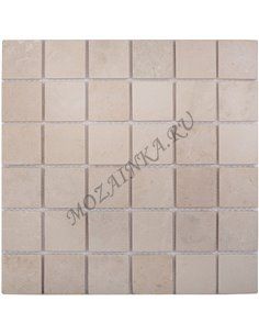 Wild Stone CREMA MARFIL MATT 48x48 мм каменная мозаика Starmosaic