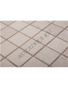 Wild Stone CREMA MARFIL MATT 48x48 мм каменная мозаика Starmosaic 2