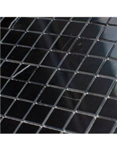 Wild Stone BLACK POLISHED 20х20 мм каменная мозаика Starmosaic 2