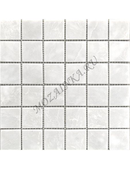Wild Stone WHITE POLISHED 48х48 мм каменная мозаика Starmosaic