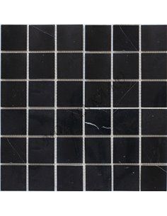 Wild Stone BLACK POLISHED 48х48 мм каменная мозаика Starmosaic