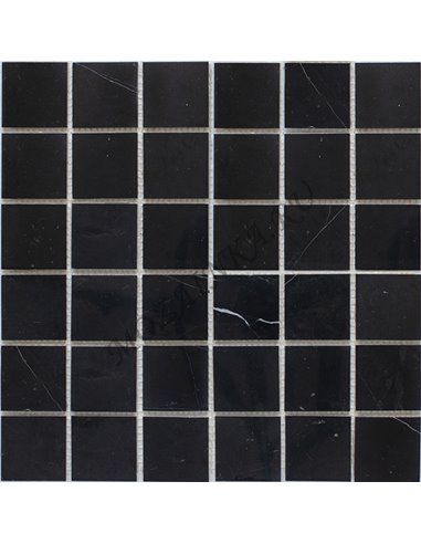 Wild Stone BLACK POLISHED 48х48 мм каменная мозаика Starmosaic