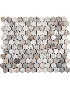 Wild Stone HEXAGON VLgP 23х23 мм каменная мозаика Starmosaic