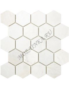Wild Stone HEXAGON VMw TUMBLED 64x74 мм каменная мозаика Starmosaic