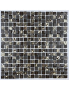 Cube Emperador мозаика из камня и стекла "Философия Мозаики"