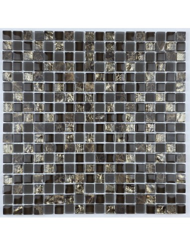 Cube Emperador мозаика из камня и стекла "Философия Мозаики"